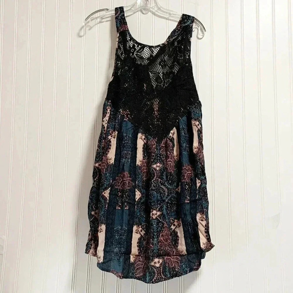 FREE PEOPLE Black Count Me In Trapeze  Tank Top - Picture 5 of 8